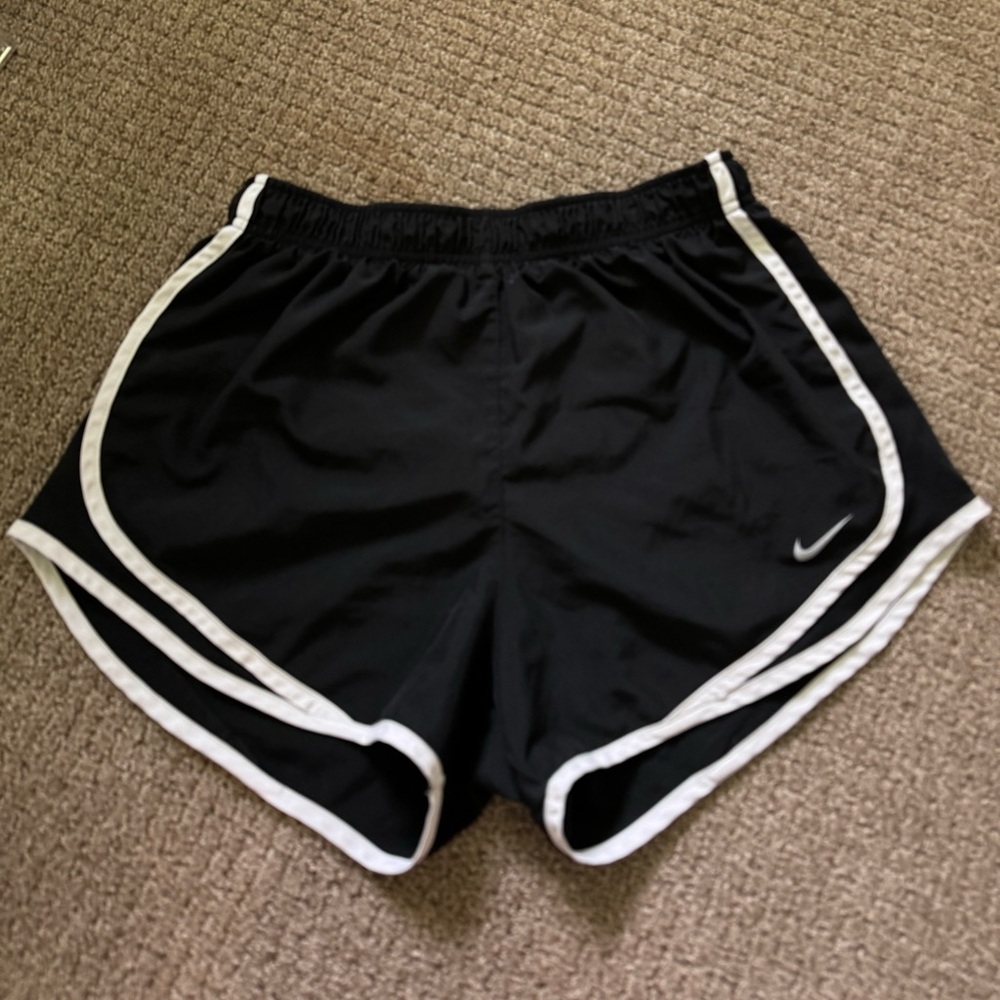 Nike black running shorts